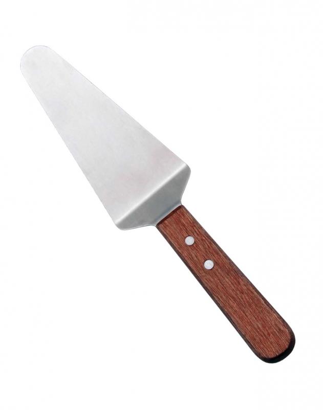 Pie Server with 4 5/8" x 2 3/8" blade and Wooden Handle